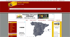 Desktop Screenshot of modaespana.info