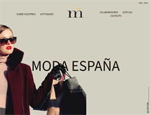 Tablet Screenshot of modaespana.org